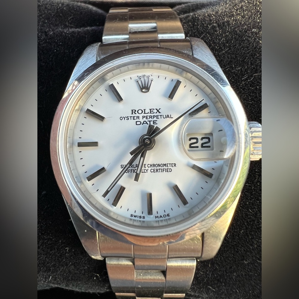 Rolex Stainless Steel 26mm Oyster Perpetual Date